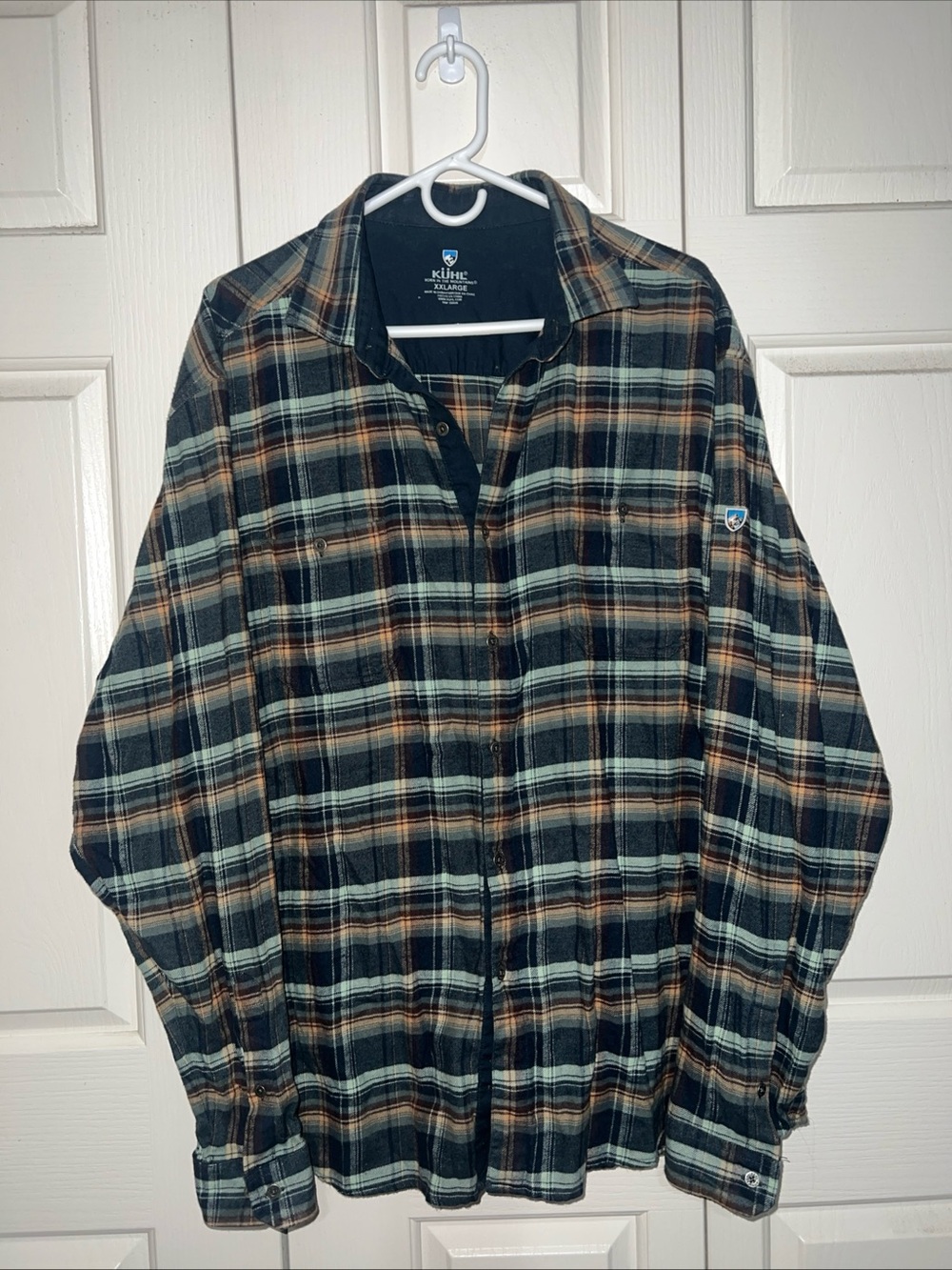 Kuhl Men’s Plaid Button-Down Shirt  2XL